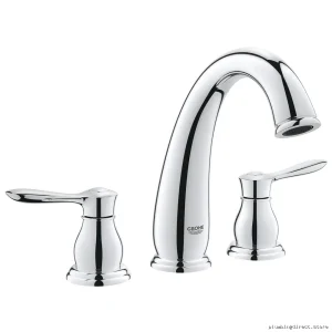 Parkfield 3-Hole Roman Tub Faucet Chrome Finish Model 25152000 Grohe