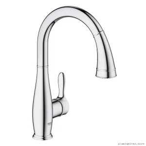 Grohe Parkfield Kitchen Faucet with Pulldown Spray - Chrome Finish