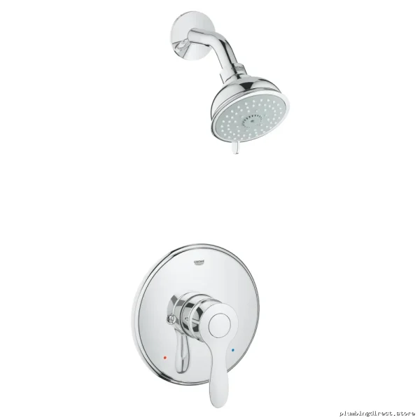 Grohe Pressure-Balanced Chrome Showerhead Trim Kit - Easy-Install