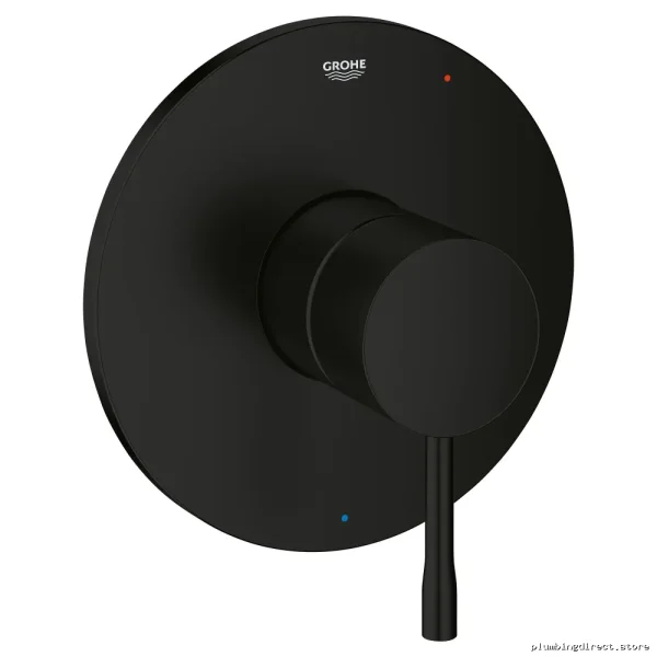 Grohe Pressure-Balancing Shower Trim with Anti-Scald Protection - Matte Black - Image 2