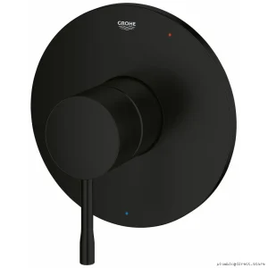 Grohe Pressure-Balancing Shower Trim with Anti-Scald Protection - Matte Black