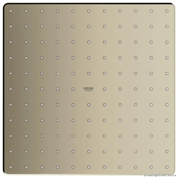 Grohe Rainshower 310 Mono Single-Function Brushed Nickel High-Pressure Shower Head