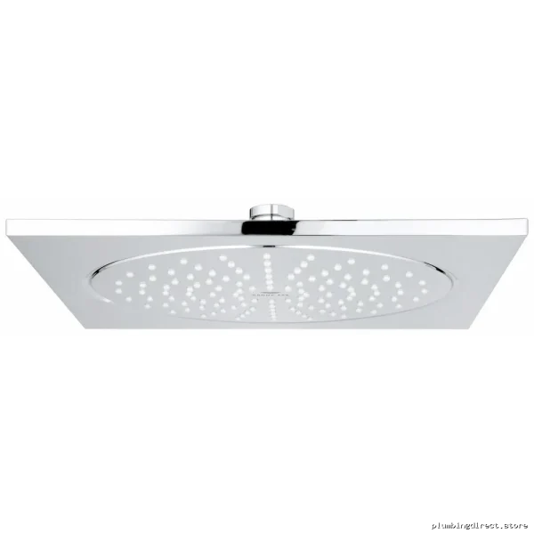 Grohe Rainshower Chrome Single Spray Shower Head – Modern Spa Design Model 26872000