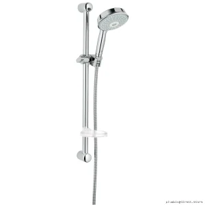 Rainshower Rustic-Style 130 Hand Shower Set in Chrome - Grohe Model 27140000