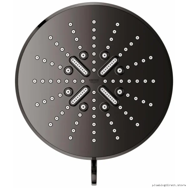 Rainshower SmartActive 3-Way Shower Head with Hard Graphite Finish - Grohe 26789A00 - Image 2