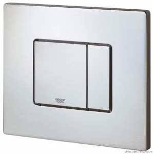 GROHE RealSteel Wall-Mounted Dual Flush Plate 38776SD0 - Cosmopolitan
