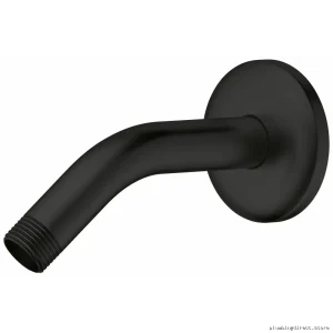 Grohe Relexa Standalone Shower Arm with Flange - Matte Black