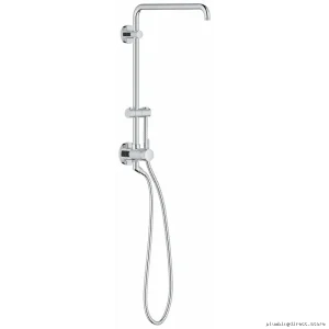Grohe Retro-Fit 18 Slidebar with Diverter & Shower Hose - Chrome 26486000