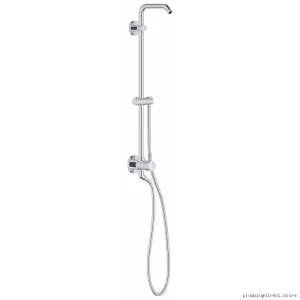 Grohe Retro-Fit Chrome Shower Hose & Diverter Slidebar - 25mm Modern Design 26487000