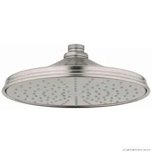 Grohe Rainshower Rustic Spacious Rainfall Shower Head - Brushed Nickel #26474EN0