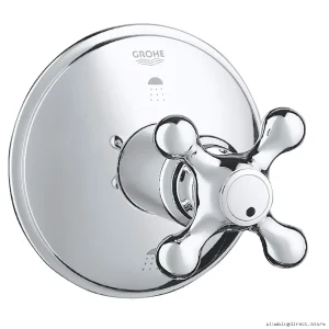 Seabury Triple-Action Diverter Valve Trim - Chrome Model 19222000 Grohe