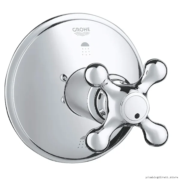 Seabury Triple-Action Diverter Valve Trim - Chrome Model 19222000 Grohe