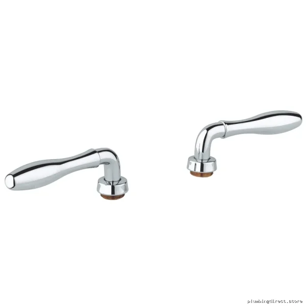 Grohe Seabury Lever Handle Pair - Chrome Finish