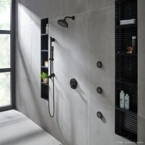 Grohe Sena Matte Black Single-Function Shower Body Spray