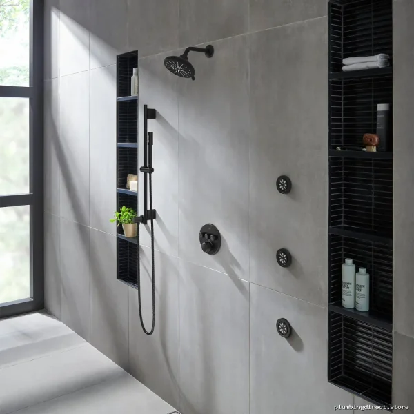 Grohe Sena Matte Black Single-Function Shower Body Spray