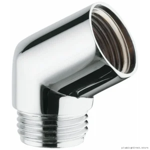 Grohe Sena Rainshower Handheld Adapter Elbow – Durable Chrome Finish for Deck-Mounted Tubs Model #2689