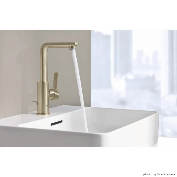 Grohe Single-Hole Bathroom Faucet Brushed Cool Sunrise Finish 23825GNA
