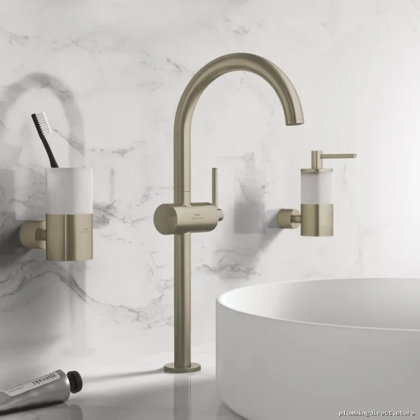 Grohe Single Hole Bathroom Faucet - Brushed Nickel 24352EN0 - Image 2