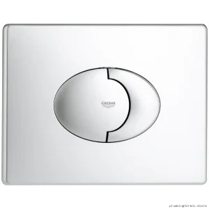Grohe 38506P00 Skate Air Wall Actuator Plate – Matte Chrome Modern Shower Control Panel