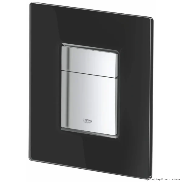 Grohe Glass & Velvet Black Wall Actuator Plate - Skate Cosmopolitan Model Grohe