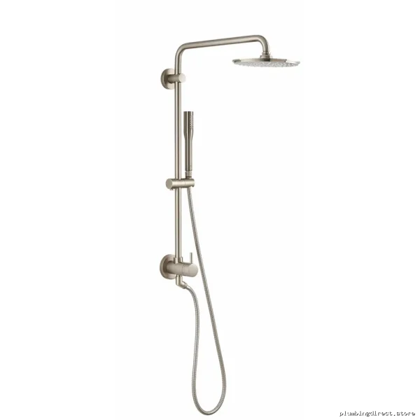 Grohe Retro Fit Slidebar Shower Kit with Divertor & Hose in Brushed Nickel - Image 3