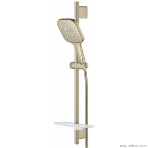 Grohe SmartActive 3-in-1 Function Hand Shower with Adjustable Spray Patterns, Hose & Slide Bar Kit - Brushed Nickel 26585EN0