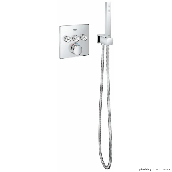 Grohe SmartControl Thermostatic Valve Trim with Triple Function Module - Chrome Finish 29142000 - Image 4