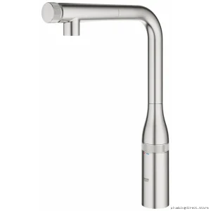 Grohe SUPERSTEEL 31616DC0 Faucet w/ SmartControl & Pullout Spray - Kitchen Ready