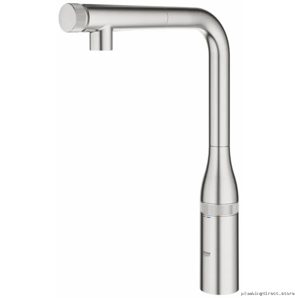 Grohe SUPERSTEEL 31616DC0 Faucet w/ SmartControl & Pullout Spray - Kitchen Ready
