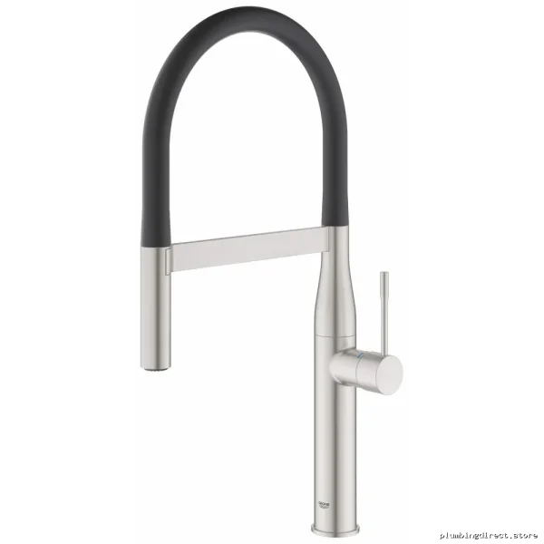 Pro-Grade Pull-Down Kitchen Faucet with Flexible Spray & Hose - Grohe SuperSteel 30295DC0 - Image 2