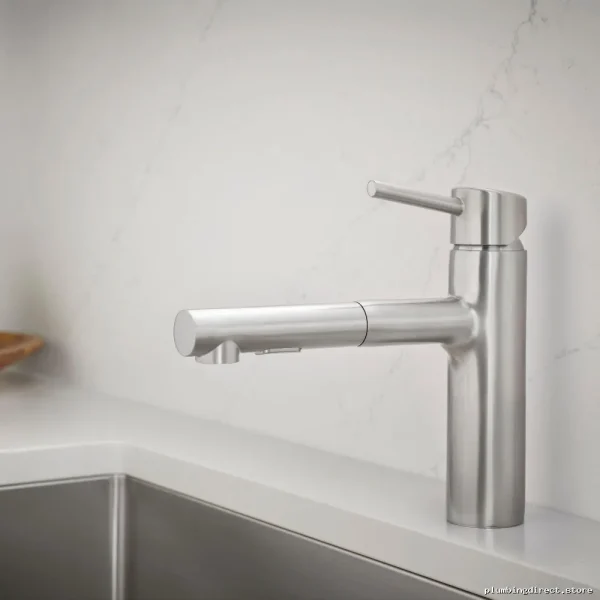 Grohe SuperSteel Pull-Down Kitchen Faucet with Spray Head 31453DC1 - Image 3