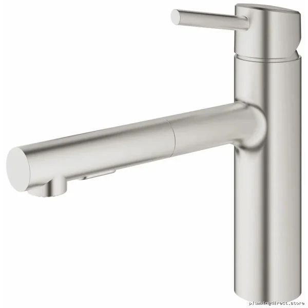 Grohe SuperSteel Pull-Down Kitchen Faucet with Spray Head 31453DC1 - Image 4