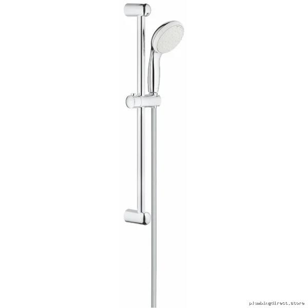 Grohe Tempesta 100 Dual-Function Handheld Shower with Sliding Hose Bar in Chrome