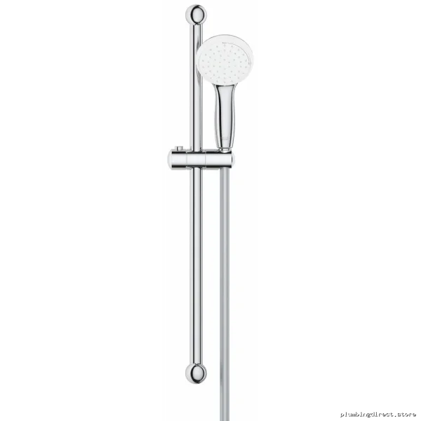 Grohe Tempesta 100 Dual-Function Handheld Shower with Sliding Hose Bar in Chrome - Image 2