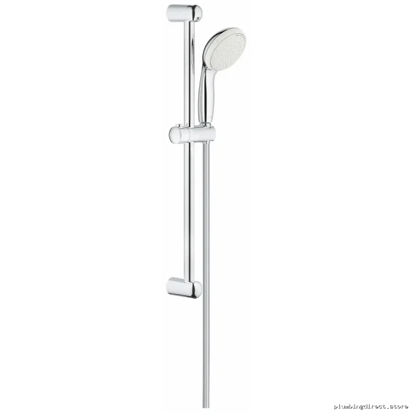 Grohe Tempesta 100 Dual-Function Handheld Shower with Sliding Hose Bar in Chrome - Image 3