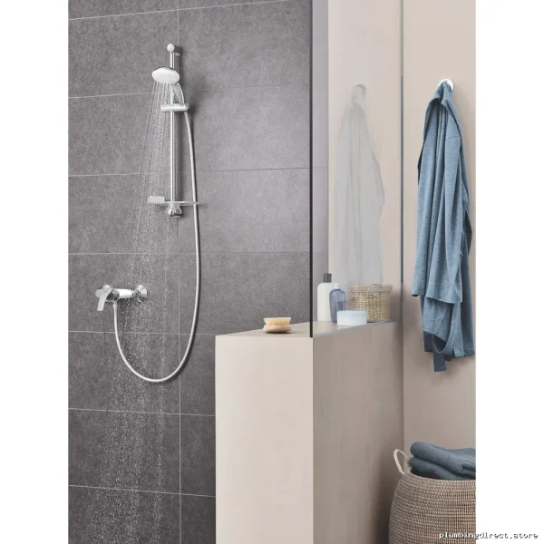 Grohe Tempesta 24-Inch Chrome Shower Slide Bar - Image 2