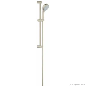 Grohe Tempesta Dual Function Shower Head w/Slide Rail System – Brushed Nickle