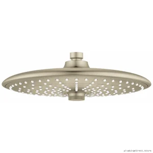 Grohe Tempesta Three Function Rain Massage Shower Head in Brushed Nickel
