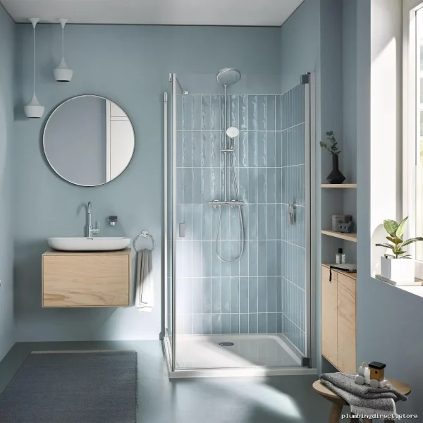 Grohe Tempesta 210 Single-Function Chrome Shower Head - High-Performance Stainless Steel Model 2640900 - Image 3