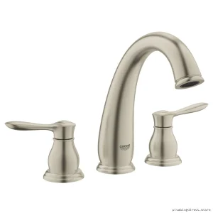 Grohe 3-Hole Roman Tub Faucet - Brushed Nickel Design 25152EN0