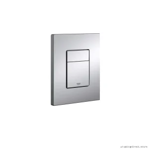Grohe Titanium Wall-Mounted Dual Flush Plate for Cosmopolitan Toilets