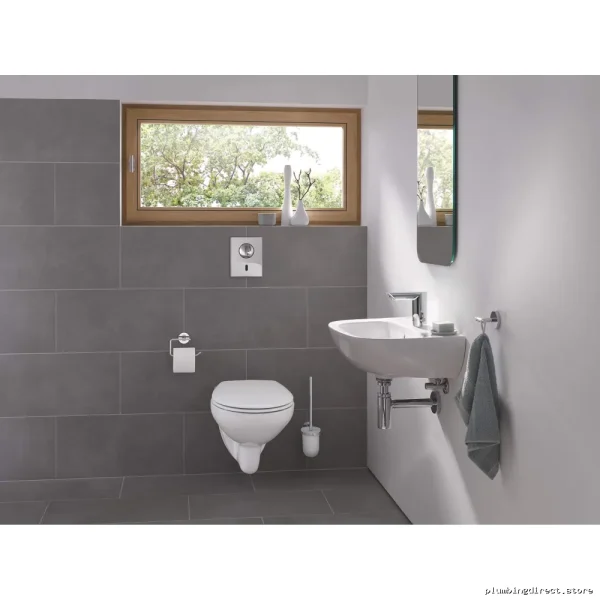 Wall-Mount Chrome Toilet Paper Holder - Grohe 40689001 Essentials - Image 3