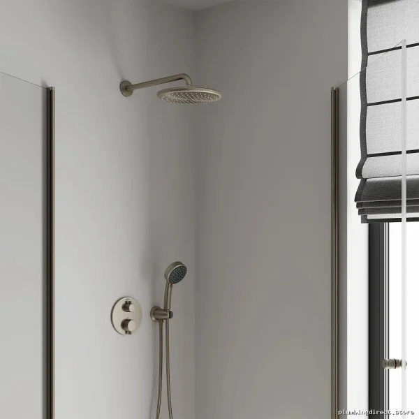 Tempesta 250 1-Function Modern Shower Head - Brushed Nickel Finish | Grohe 26715EN0 - Image 2