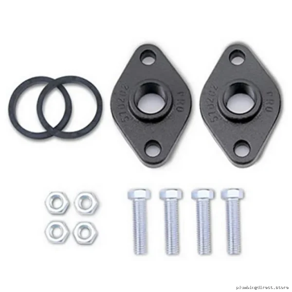 Grundfos 1-1/4 Inch Cast Iron NPT Flange Fitting Set 519603