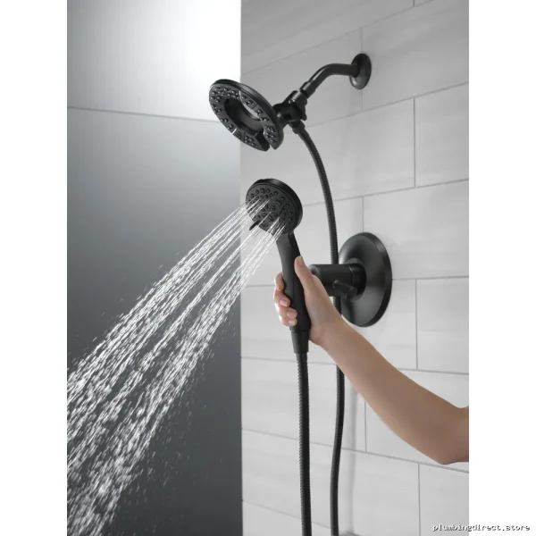 In2ition H2Okinetic 4-Mode Hand Shower & Shower Head Combo - Matte Black