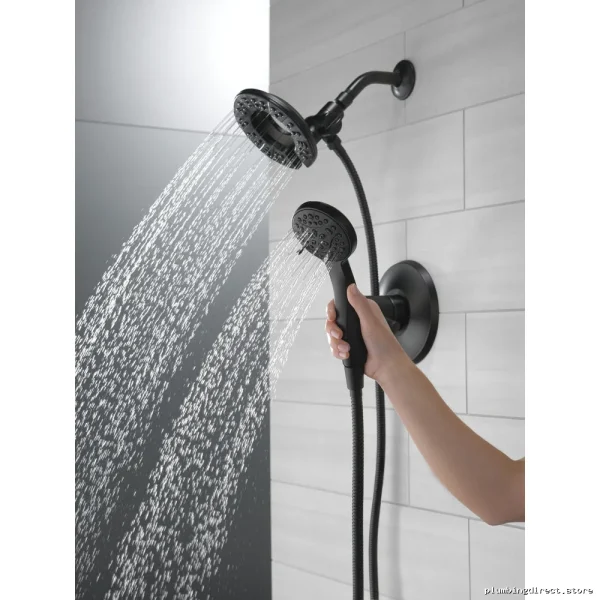 In2ition H2Okinetic 4-Mode Hand Shower & Shower Head Combo - Matte Black - Image 3