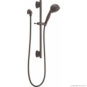 H2Okinetic 5-Setting Hand Shower with Slide Bar in Venetian Bronze