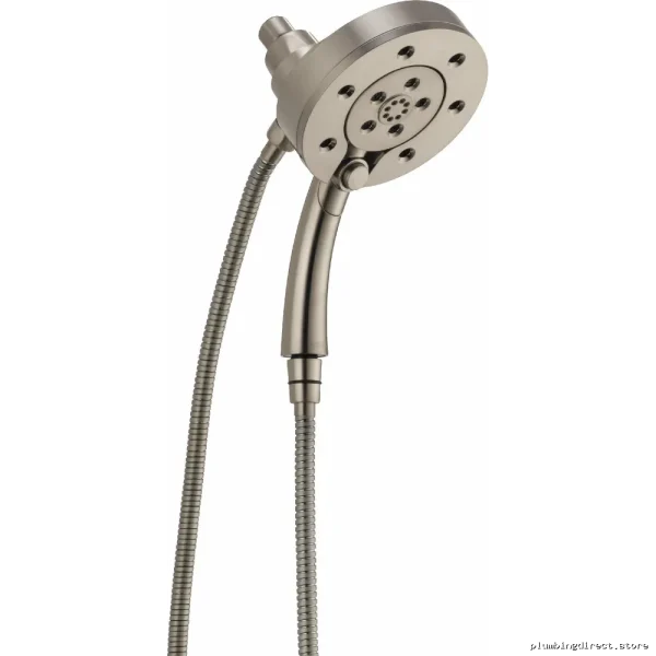 H2Okinetic Brizo Luxe Nickel 2-in-1 Euro Round Hand Shower - 86275-NK-2.5