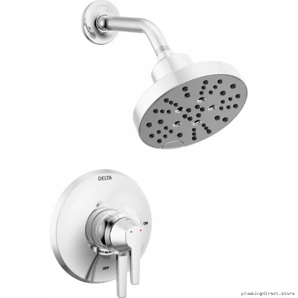 H2Okinetic Shower Trim by Galeon Monitor 17 Series Lumicoat Chrome - Modern Bathroom Fixture - Image 3