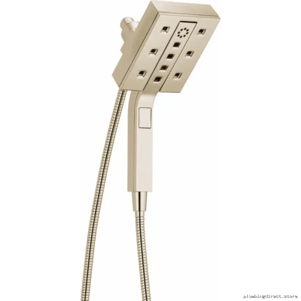 H2Okinetic Two-in-One Handheld & Fixed Shower Head - 4 Settings Polished Nickel